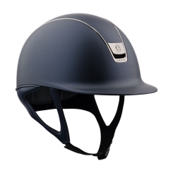 Samshield Reithelm Shadowmatt 2.0, Samshield Reithelm Shadowmatt 2.0, Top Paint, Trim + Blason Black Chrome,5 Sw Crystal Colour, BLUE 