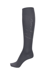 Pikeur Kniestrumpf STRASS, anthra 