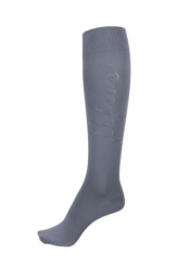 Pikeur Kniestrumpf STRASS, skyblue 