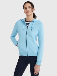 HILFIGER Damen Kapuzen-Hoody mit Reißverschluss Style TH SUMMIT 