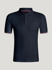 HILFIGER Herren Pique Poloshirt DAVIS Desert Sky (FS 26) 
