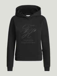 HILFIGER Damen Hoodie Rhinestone ESTELLE Black (HW 26) 