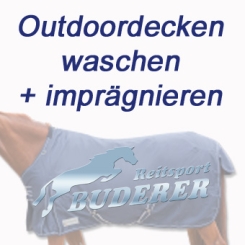 Outdoordecken waschen + imprägnieren inkl. Versand 
