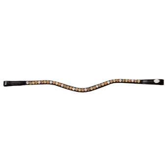 Kavalkade Stirnband "Season Dreams", schwarz/gold-weiß 