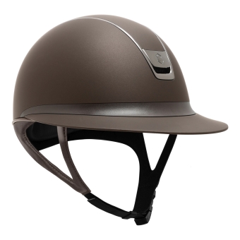 Samshield Reithelm MISS Shadow 2.0, Trim + Blason Black Chrome, BROWN 