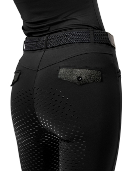 Equestrian Stockholm Riding Tights Premium Black Glimmer (Winter 2026) 