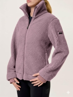 Equestrian Stockholm Teddy Fleece Jacke Blush (Winter 2026) 