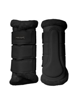 Equestrian Stockholm Gamaschen Brushing Boots Black 