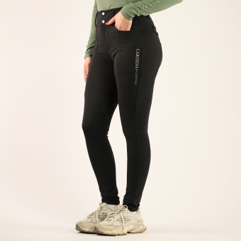 CARUBINA Damen Reithose CALAURY FULL, SCHWARZ 