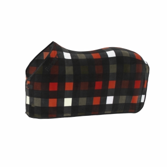 ESKADRON Abschwitzdecke FLEECE CHECK black-white-deep green-poppy red (DYNAMIC Horse & Fanatics H/W 2025) 