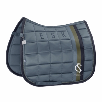ESKADRON Schabracke BIG SQUARE MATTGLOSS steel blue (Classic Sports Horse FS 2025) 