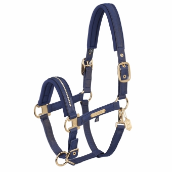 ESKADRON Halfter GLAM CRYSTAL DOUBLE PIN true blue (HERITAGE Horse 2024) 