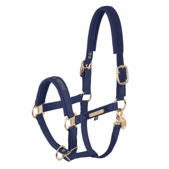 ESKADRON Halfter FAUX LEATHER DOUBLE PIN PLAIT true blue (HERITAGE Horse 2024) 