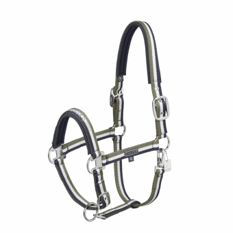 ESKADRON Halfter DOUBLE PIN navy-greige-dusty olive (Classic Sports Horse FS 2025) 