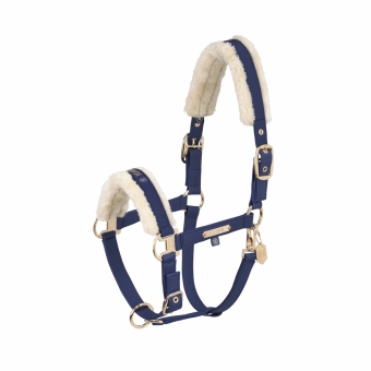 ESKADRON Halfter FAUX LEATHER DOUBLE PIN FF true blue (HERITAGE Horse 2024) 