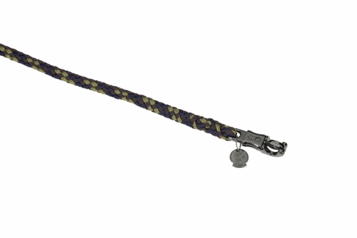 ESKADRON Strick REGULAR Panikhaken / Karabinerhaken teak brown-moss green-atlantic blue (Platinum 2024) 