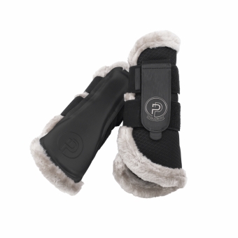 ESKADRON Gamaschen MESH FAUX FUR smoky taupe (PLATINUM 2025) 