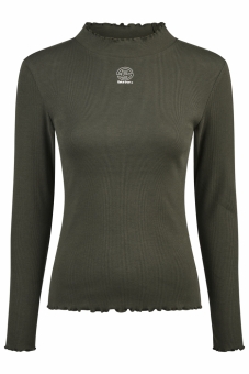 ESKADRON Damen Shirt TURTLENECK RIB deep green (DYNAMIC Horse & Fanatics H/W 2025) 