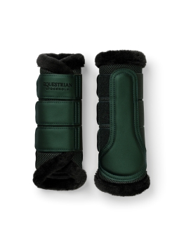 Equestrian Stockholm Gamaschen Mesh mit Fell Sycamore Green (Herbst 2026) 