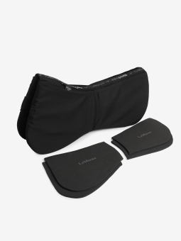 LeMieux Sattelkissen Prosorb 2 Pocket Half Pad Black 