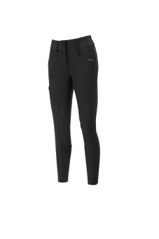 PIKEUR Damen-Reithose CANDELA Softshell Grip Ganzbesatz black (Reithosen HW 2022) 