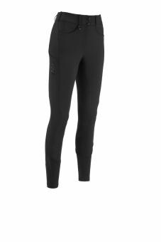 PIKEUR Damen Reithose Ceelina Grid TexLeather Fullseat Highwaist Black (H/W 2026/2027) 