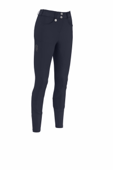 PIKEUR Damen Reithose Ceelina Grid TexLeather Fullseat Highwaist Nightblue (H/W 2026/2027) 