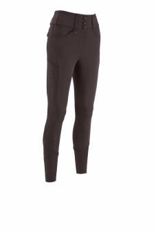 PIKEUR Damen Reithose Cantira Matrix GripTec Fullgrip Highwaist Chocolate Brown (H/W 2026/2027) 