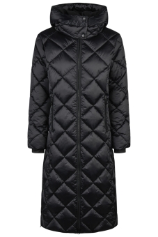 PIKEUR Damenmantel Quiltdiamond mit Kapuze Selection Black (H/W 2026/2027) 