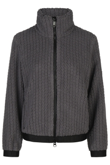 PIKEUR Damen Fleecejacke Velvet Knit Jacket Selection Basalt Grey (H/W 2026/2027) 