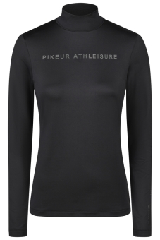 PIKEUR Damen Shirt Funktions-Rollkragen Dots Athleisure Black (H/W 2026/2027) 