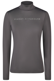 PIKEUR Damen Shirt Funktions-Rollkragen Dots Athleisure Basalt Grey (H/W 2026/2027) 