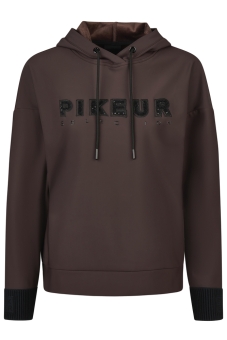 PIKEUR Damen Hoodie Plushluxe Funktionssweater Selection Chocolate Brown (H/W 2026/2027) 