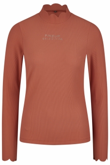 PIKEUR Damen Ripshirt RIP SHIRT 8285 rose wood (Selection HW 2025) 