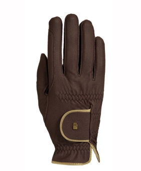 Roeckl Reithandschuh LONA mokka/gold 