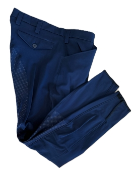 PIKEUR Rossini Herrenreithose, Vollbesatz Grip, navy 