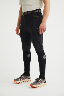 MAYA DELOREZ Herren Reithose Sport Breeches Half Seat Black 