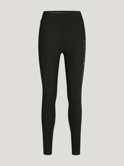 HILFIGER Damen Ganzjahres Strass Vollgrip Leggings ELMIRA Black (FS 26) 