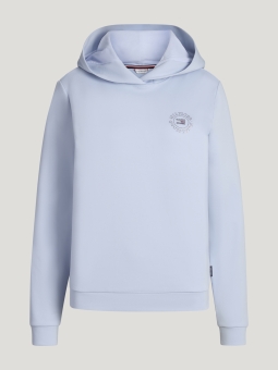 HILFIGER Damen Strass Hoodie HOLLYWOOD Sweet Blue (FS 26) 